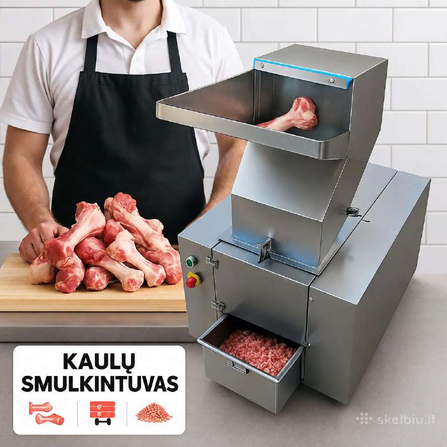 Smulkintuvas kaulu metalo plastiko kartono gumos - nuotraukos Nr. 2