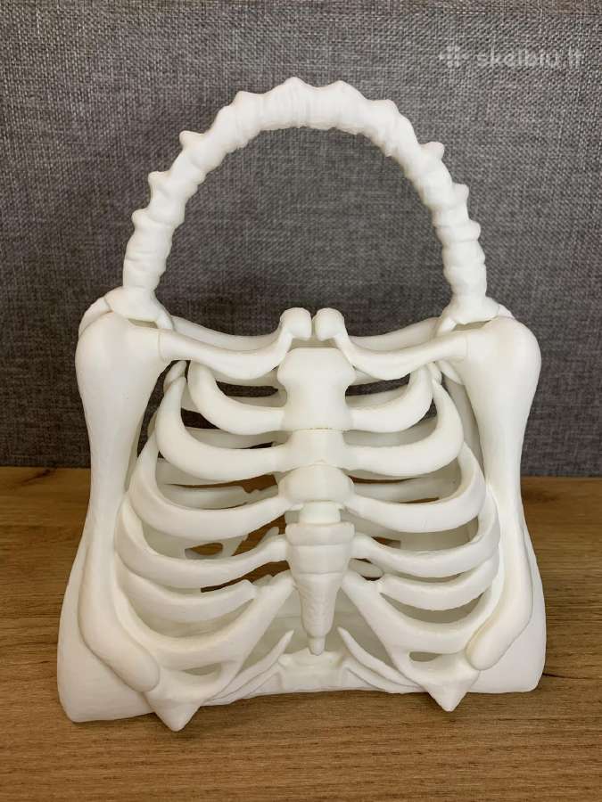 Bone bag/skeleton bag rankinė - nuotraukos Nr. 3