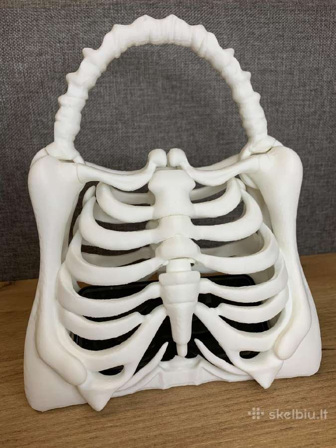 Bone bag/skeleton bag rankinė - nuotraukos Nr. 13