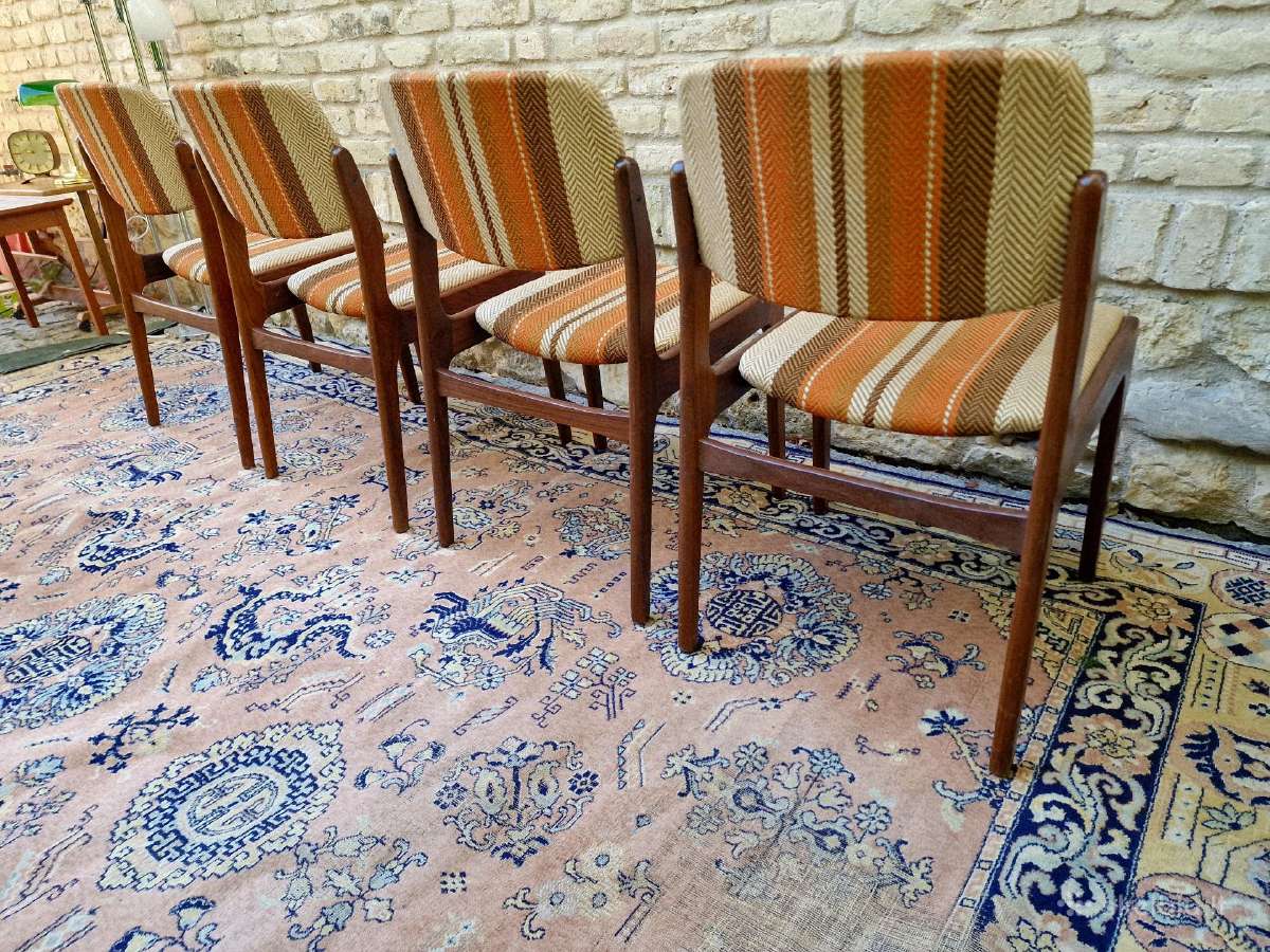 Vintažinės mid century tikmedžio kėdės - nuotraukos Nr. 12