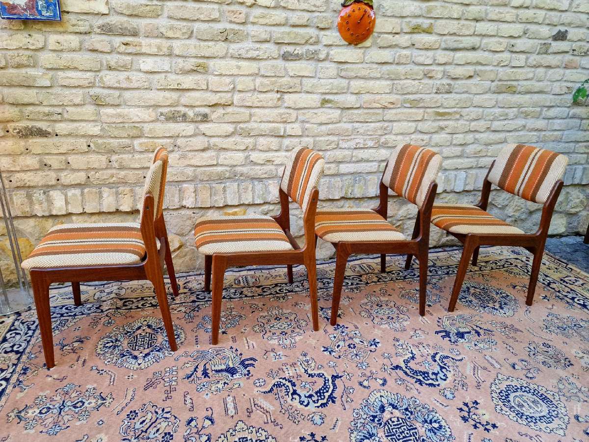 Vintažinės mid century tikmedžio kėdės - nuotraukos Nr. 13