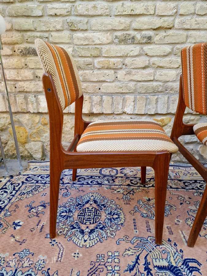 Vintažinės mid century tikmedžio kėdės - nuotraukos Nr. 15