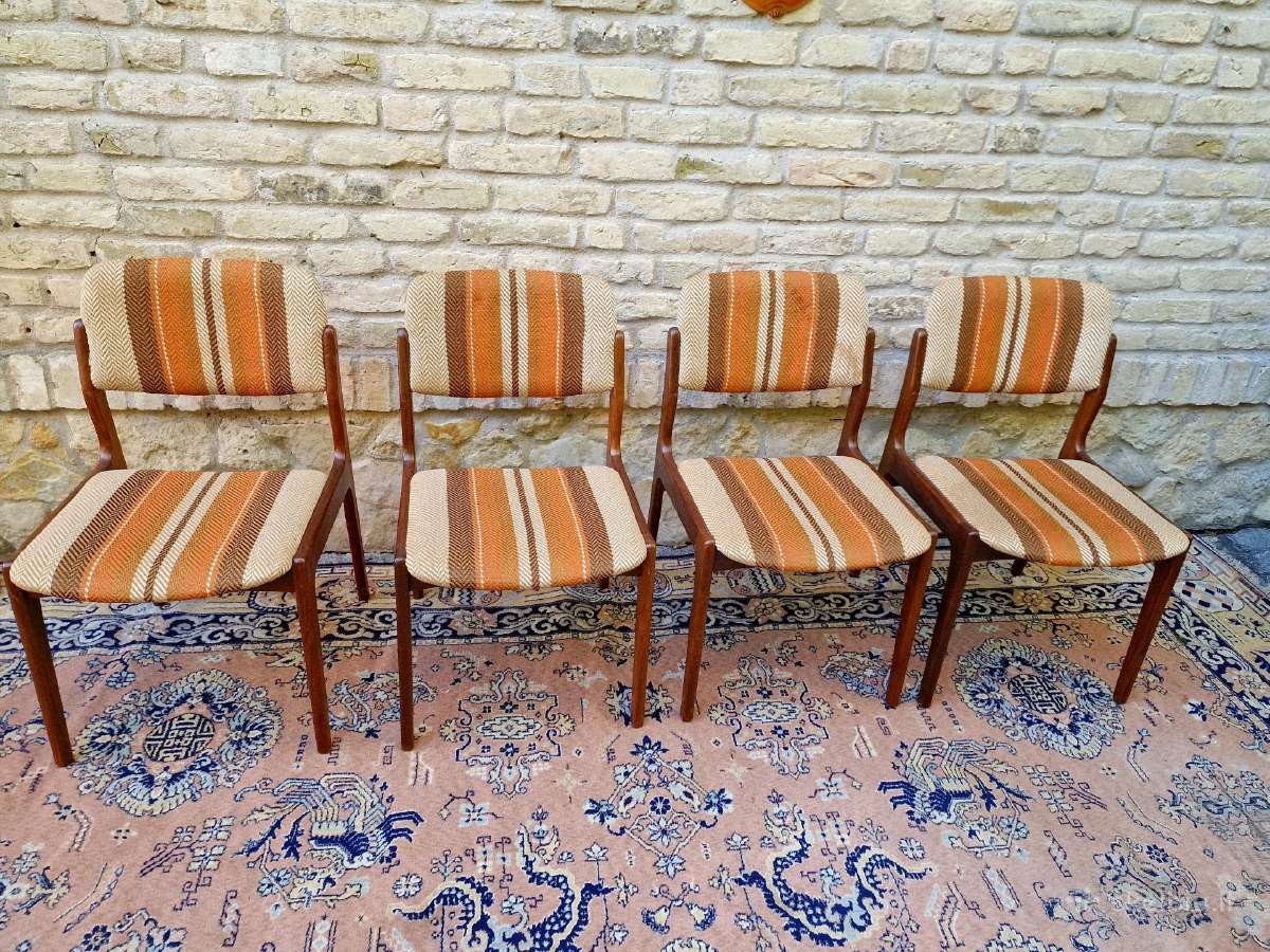 Vintažinės mid century tikmedžio kėdės - nuotraukos Nr. 19