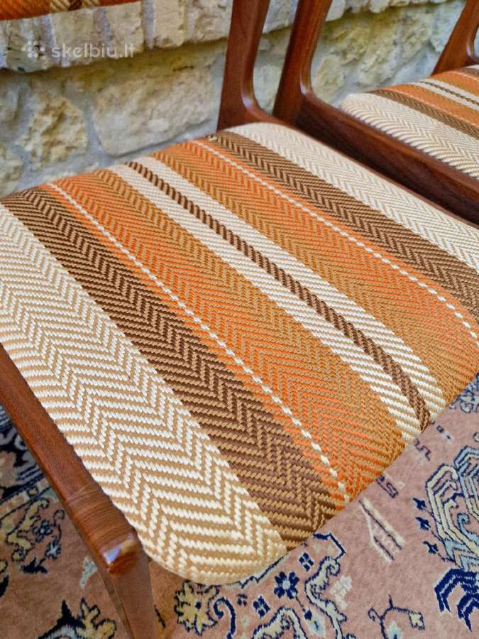 Vintažinės mid century tikmedžio kėdės - nuotraukos Nr. 22