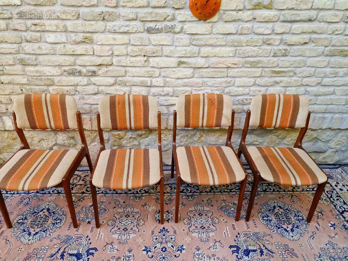 Vintažinės mid century tikmedžio kėdės - nuotraukos Nr. 28