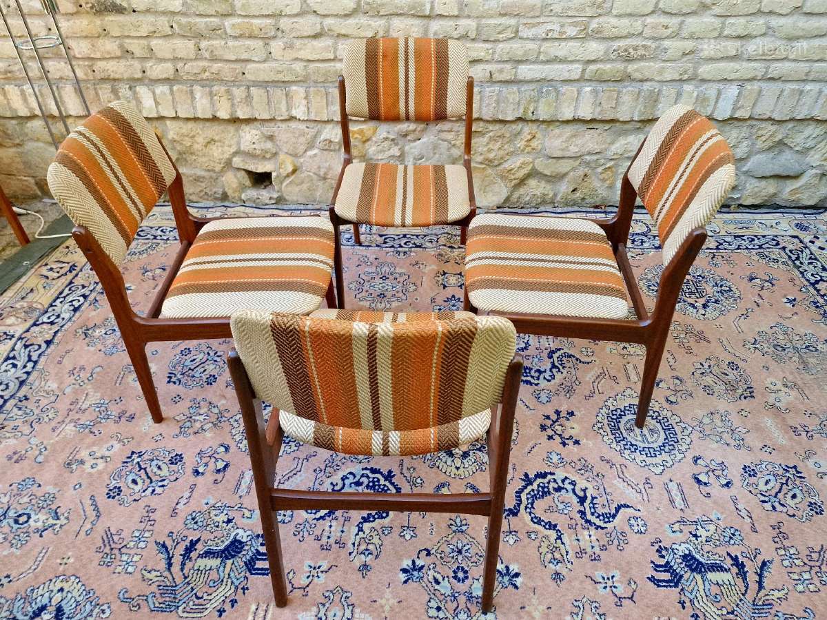 Vintažinės mid century tikmedžio kėdės - nuotraukos Nr. 30
