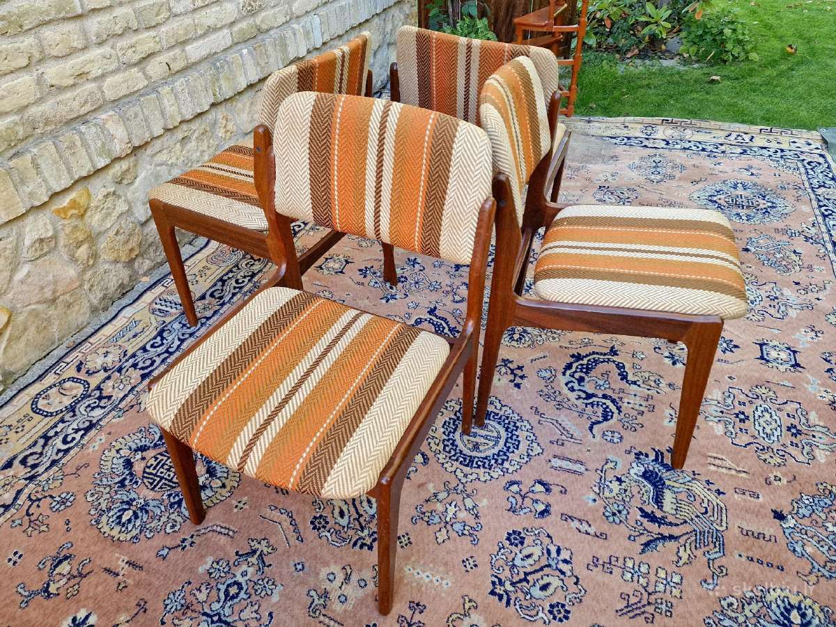 Vintažinės mid century tikmedžio kėdės - nuotraukos Nr. 33