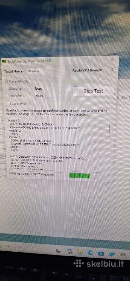 RAM Crusial 2x16gb 32gb cl17 2400mhz - nuotraukos Nr. 4