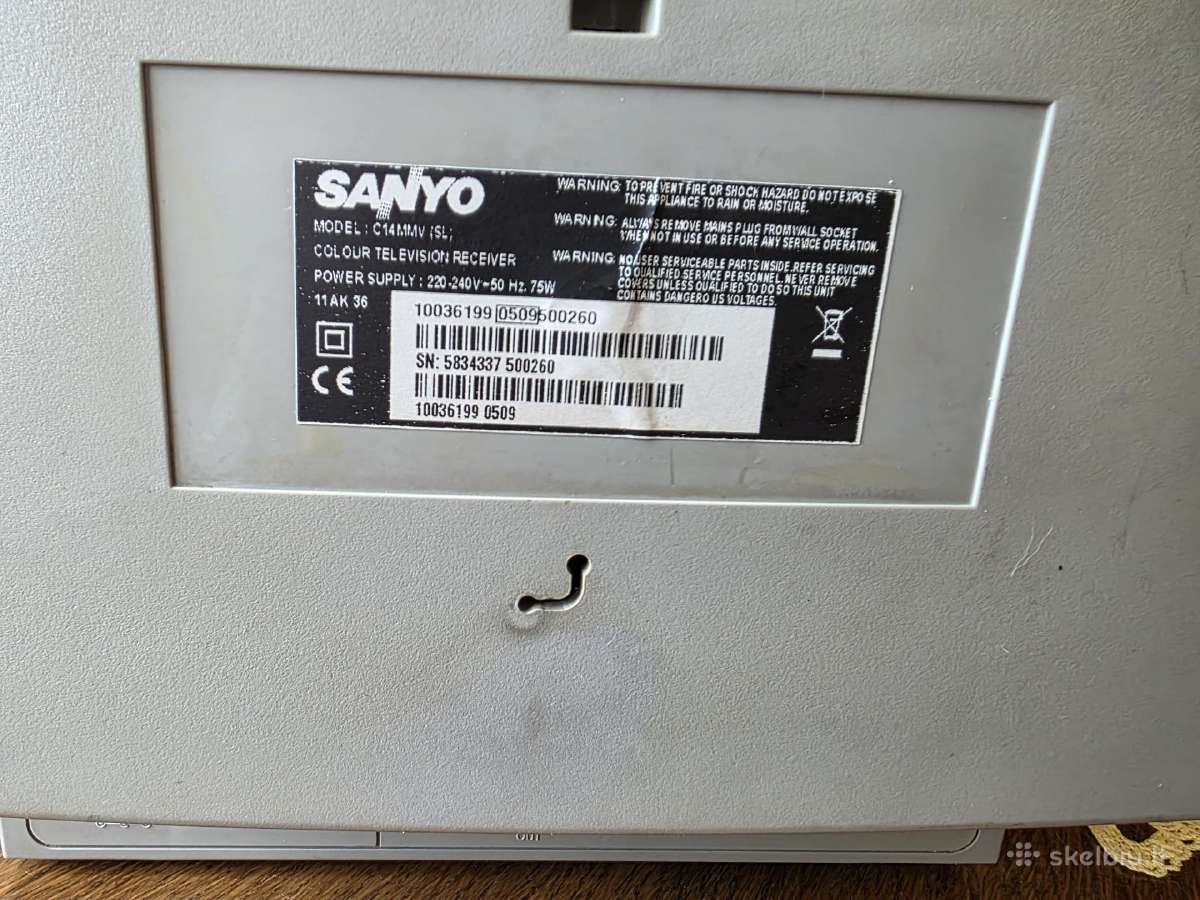 Sanyo 14 inch - nuotraukos Nr. 5