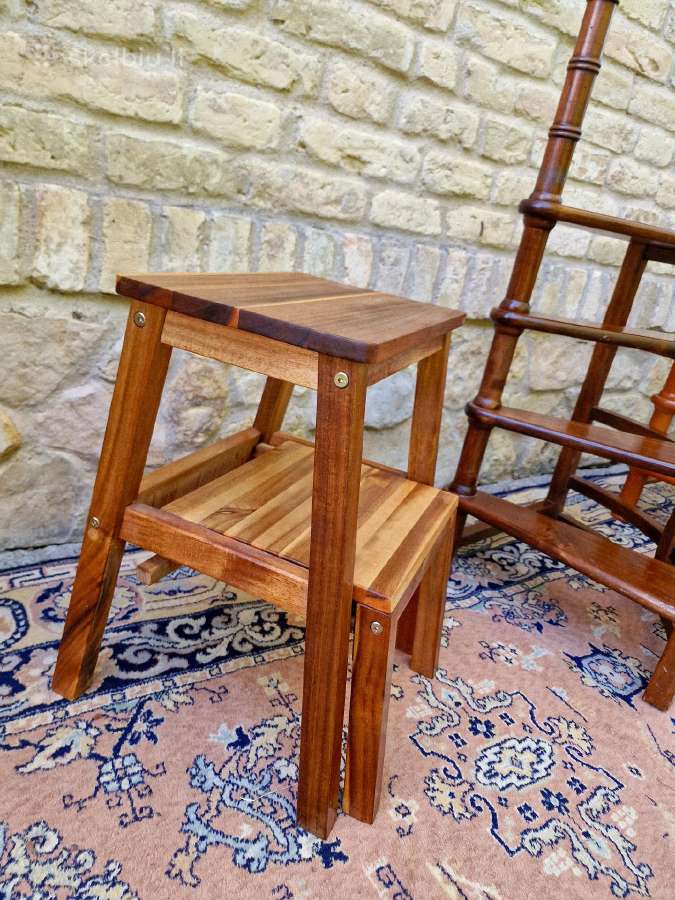 Vintažinės medžio masyvo kopetėlės/palypukai - nuotraukos Nr. 3