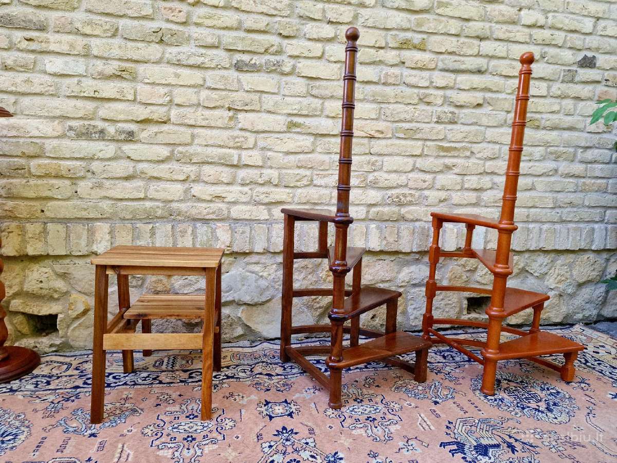 Vintažinės medžio masyvo kopetėlės/palypukai - nuotraukos Nr. 26