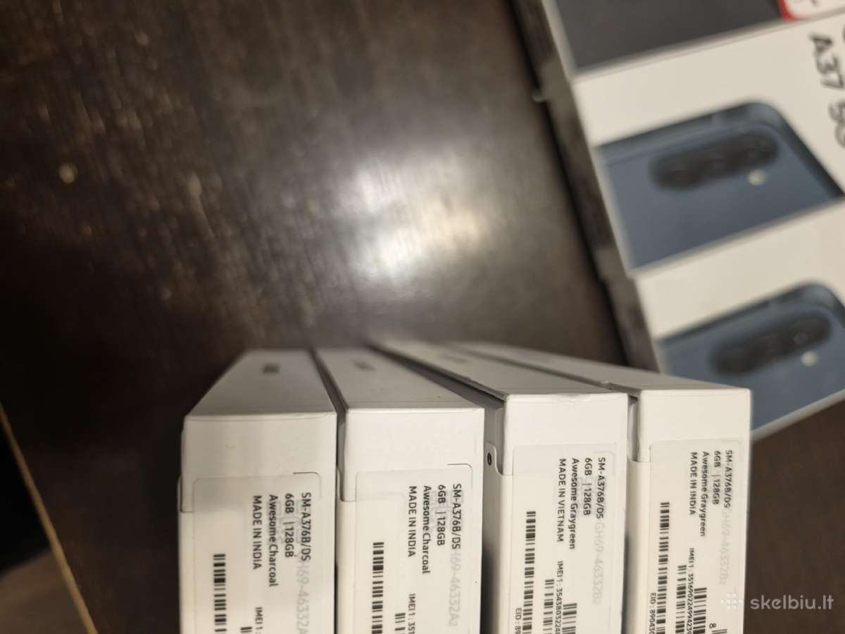 Naujas Samsung A37 5G, 6gb, 128gb, 24 men. gar. - nuotraukos Nr. 2