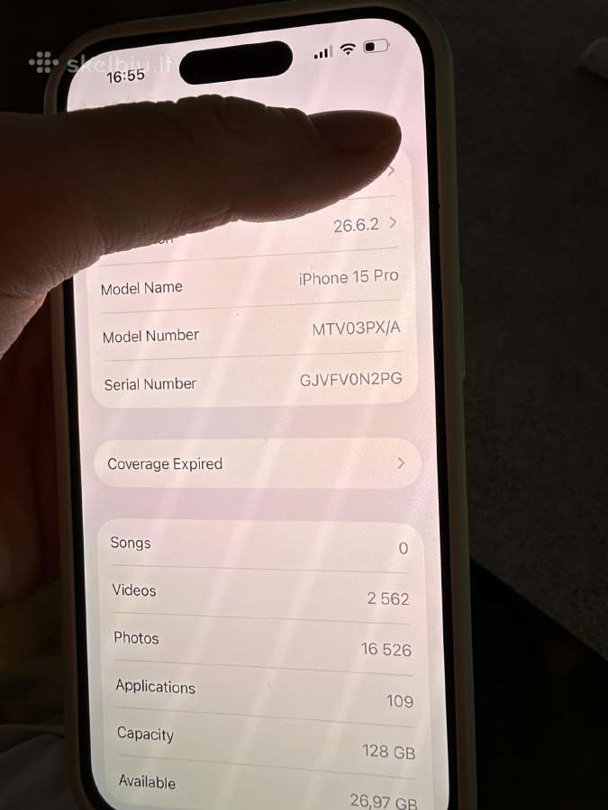 iPhone 15pro 128gb - nuotraukos Nr. 7