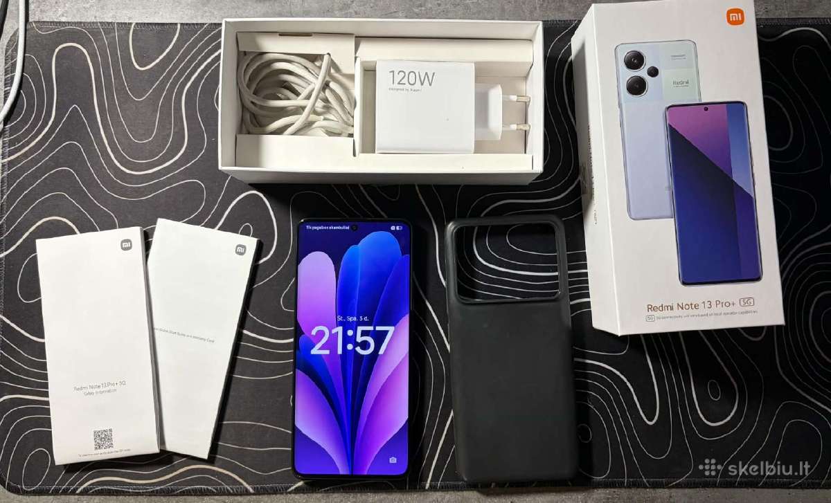 Xiaomi Redmi Note 13 Pro+ 5G (512gb) geros bukles - nuotraukos Nr. 3
