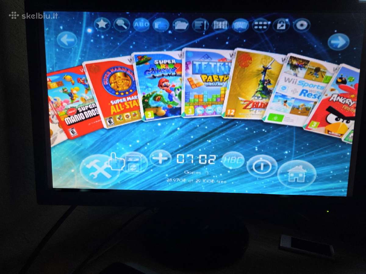 Nintendo Wii konsolė + įrašyta 14 žaidimų - nuotraukos Nr. 3