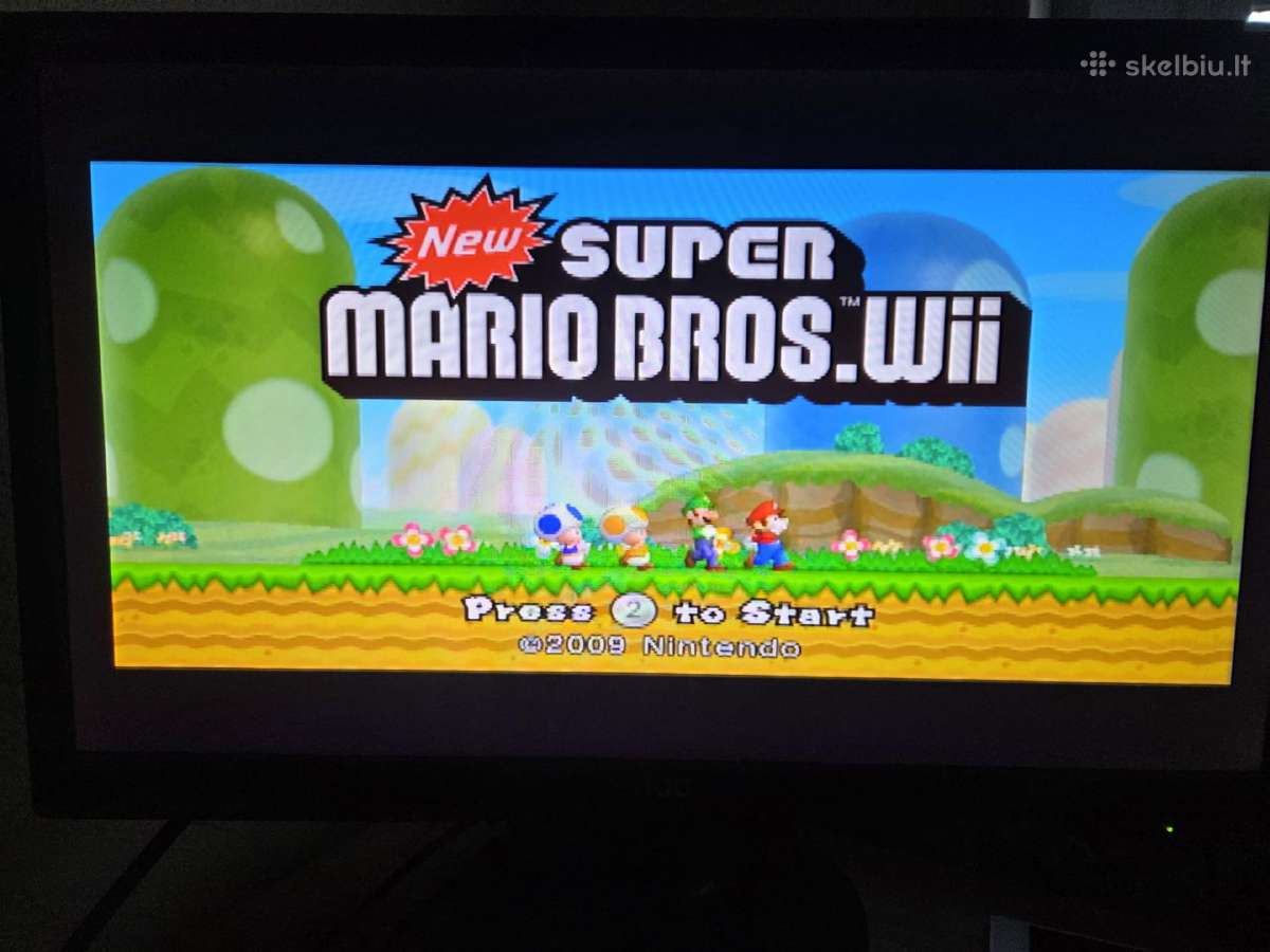 Nintendo Wii konsolė + įrašyta 14 žaidimų - nuotraukos Nr. 4