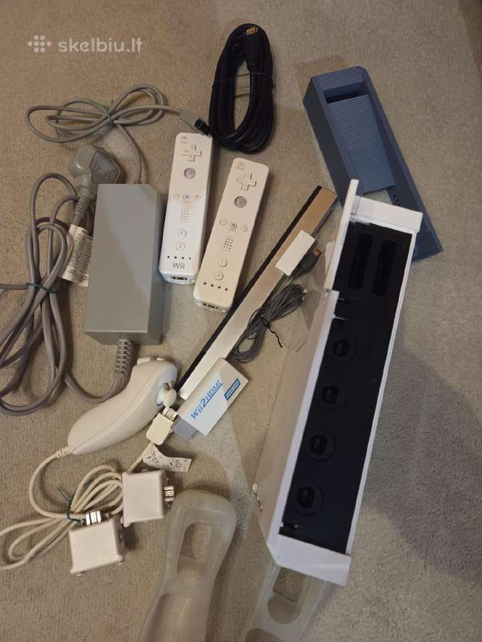 Nintendo Wii konsolė + įrašyta 14 žaidimų - nuotraukos Nr. 8