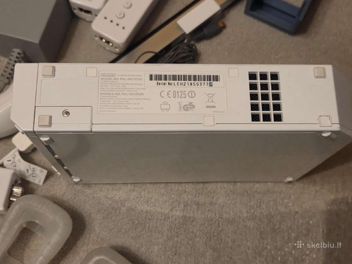 Nintendo Wii konsolė + įrašyta 14 žaidimų - nuotraukos Nr. 10