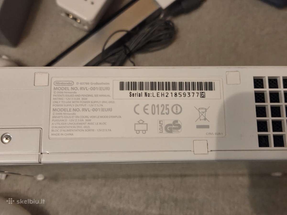 Nintendo Wii konsolė + įrašyta 14 žaidimų - nuotraukos Nr. 11