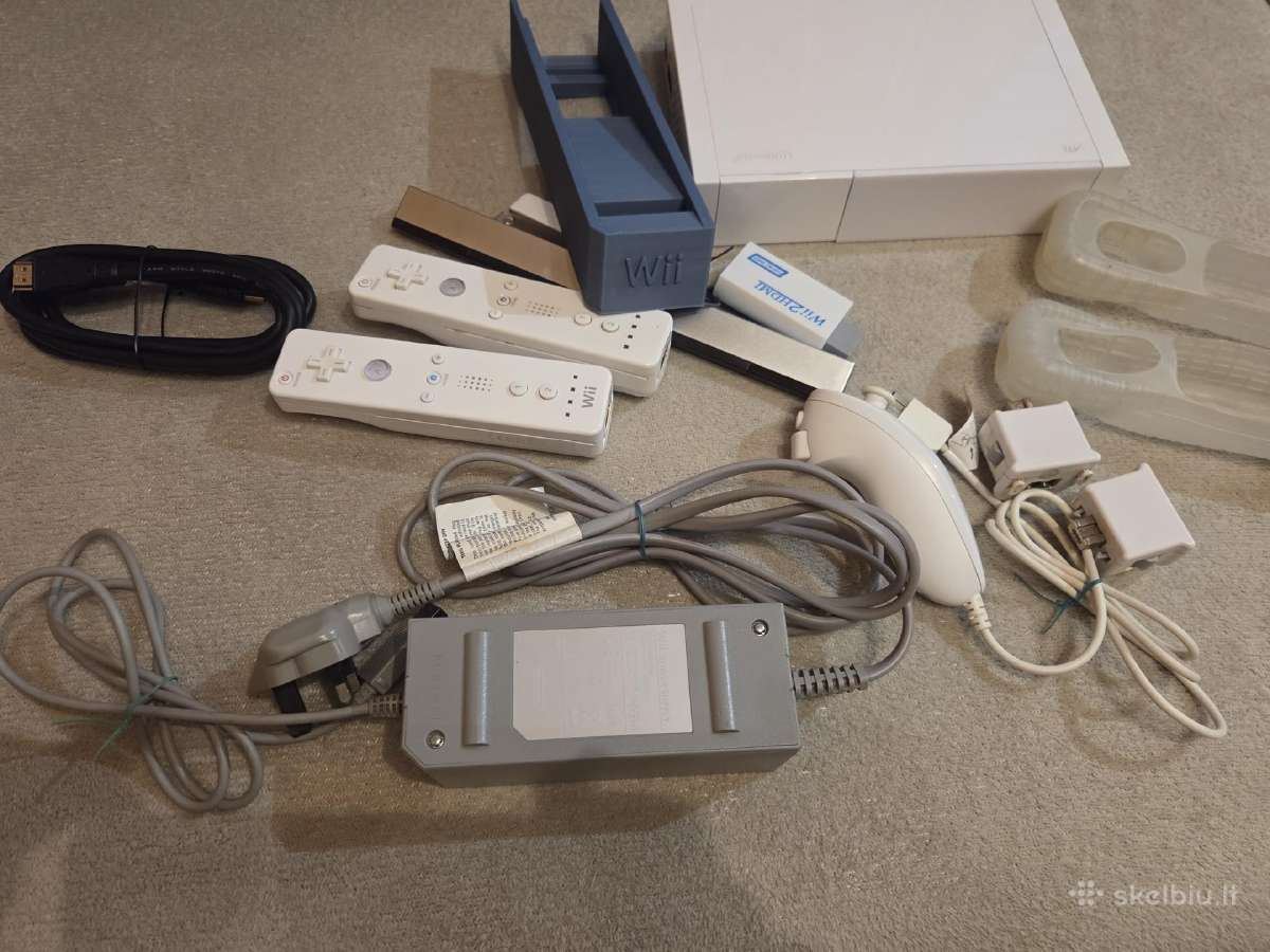 Nintendo Wii konsolė + įrašyta 14 žaidimų - nuotraukos Nr. 7