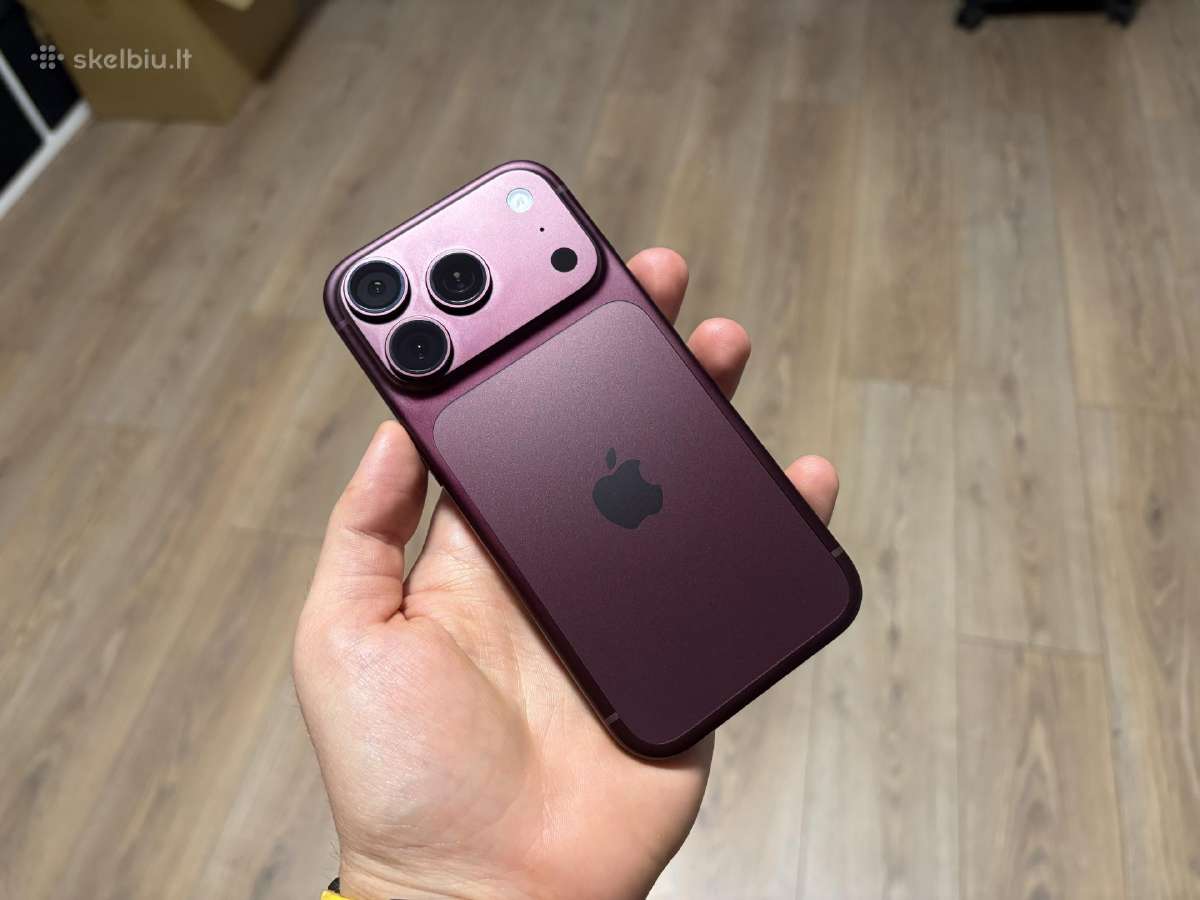 iPhone 18 Pro“ burgundiškos spalvos - nuotraukos Nr. 2