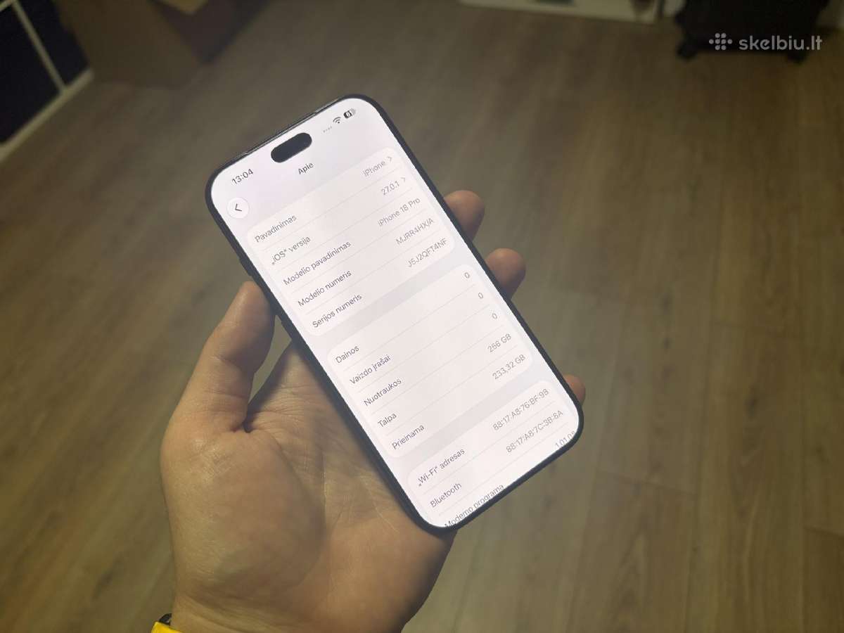 iPhone 18 Pro“ burgundiškos spalvos - nuotraukos Nr. 4