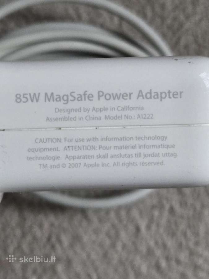 Apple MacBook Pro pakrovėjas 85w Magsafe - nuotraukos Nr. 4