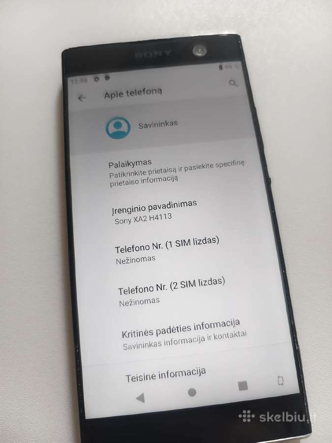 Sony Xperia Xa2 telefonas 3gb + 32gb - nuotraukos Nr. 5