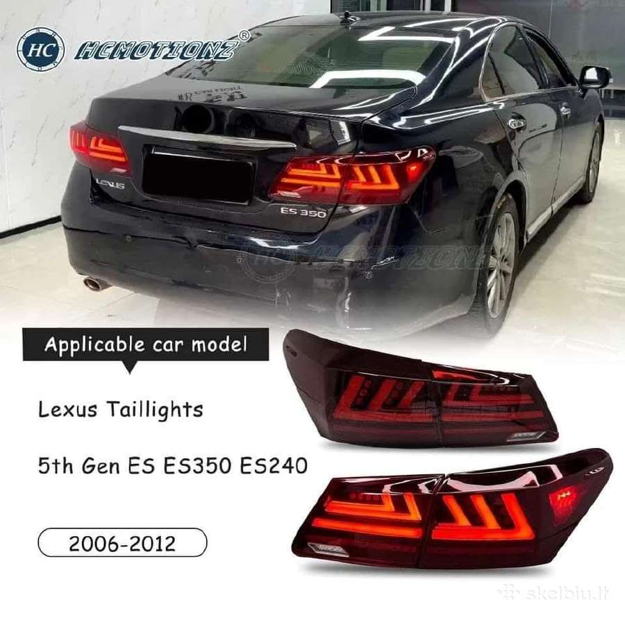 Lexus Es 2006 - 2012m full LED galiniai žibintai - nuotraukos Nr. 2