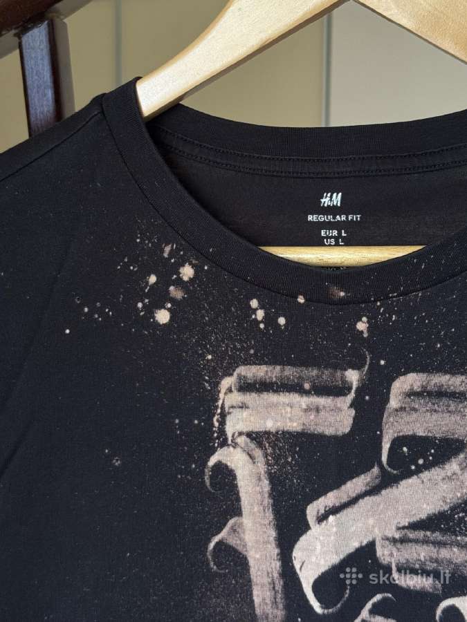 H&m vyriški marškinėliai su ornamentais L dydis - nuotraukos Nr. 3