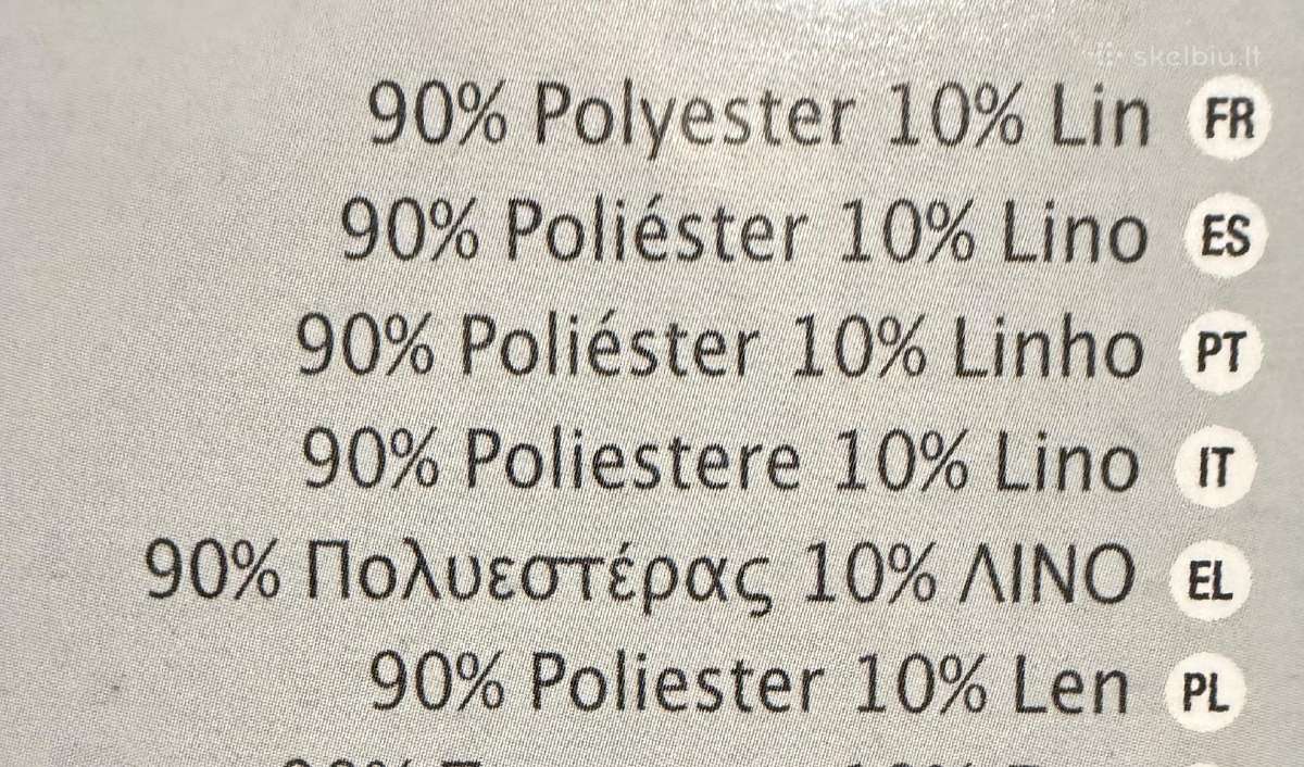 Tobulos naktinės užuolaidos su linu - nuotraukos Nr. 4