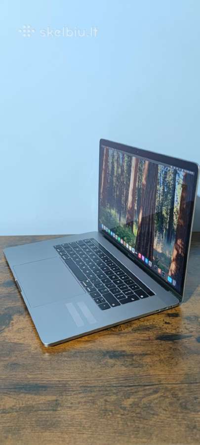 MacBook Pro 2018 15, i7, 32gb RAM, 512gb SSD - nuotraukos Nr. 4