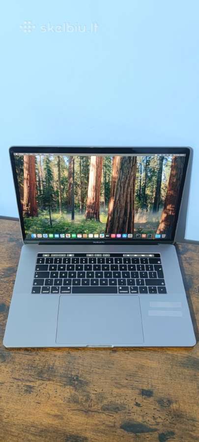 MacBook Pro 2018 15, i7, 32gb RAM, 512gb SSD - nuotraukos Nr. 2