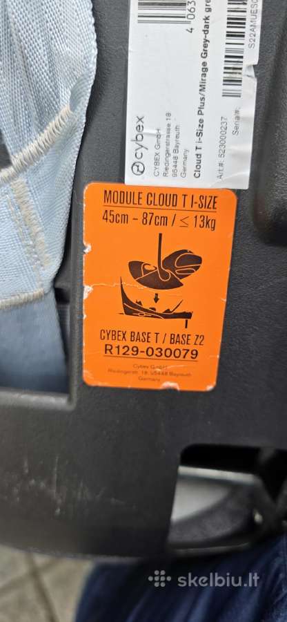 Cybex Cloud T i-size Plus + Base T Isofix - nuotraukos Nr. 10