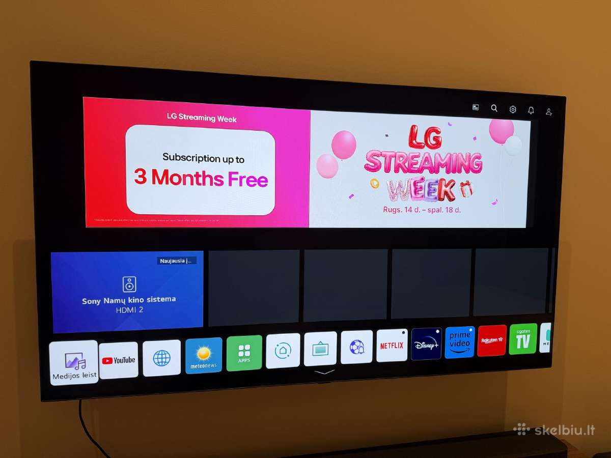 LG Oled C1 55 4k 120hz Oled55c11lb - nuotraukos Nr. 2