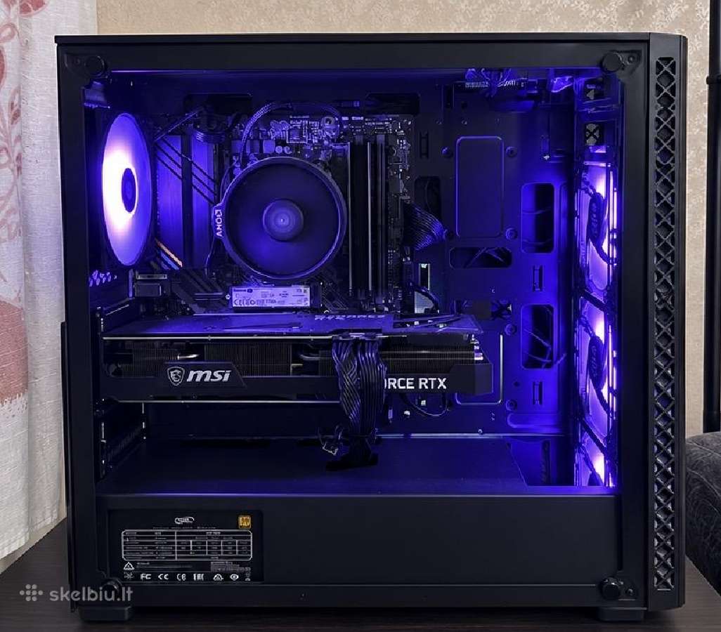 Gaming Pc Rtx 3070 Ti Ryzen 5 5600 16gb RAM - nuotraukos Nr. 8