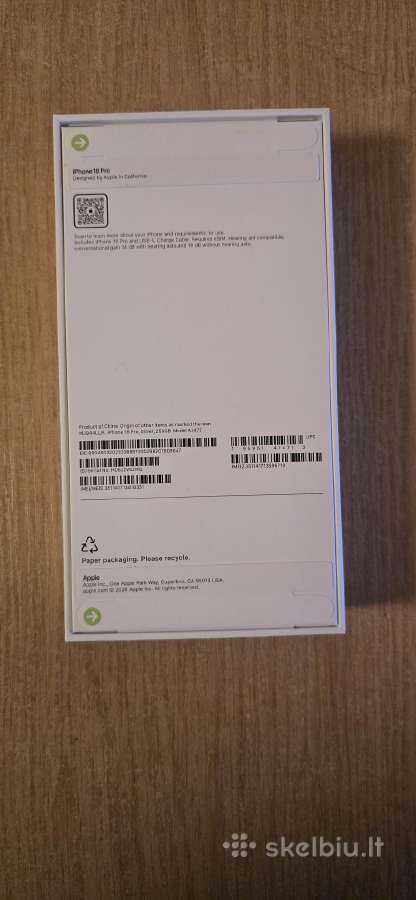 iPhone 18 pro, naujas 256gb - nuotraukos Nr. 4