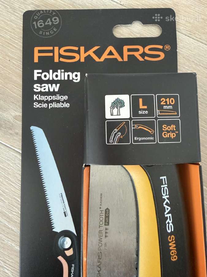 Fiskars sekatoriai, pjūklas, ravėtuvas - nuotraukos Nr. 6