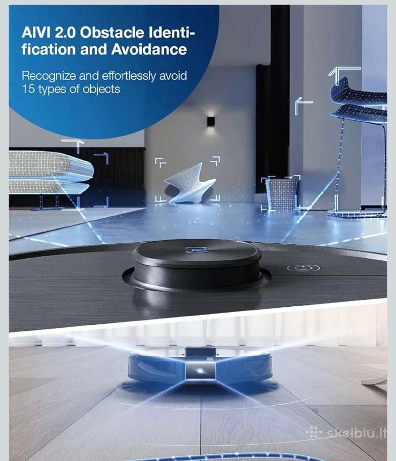 Dulkių siurblys robotas ecovacs t9 aivi - nuotraukos Nr. 2