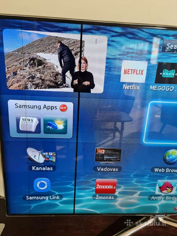 Televizorius 55" Samsung Ue55es7000s Smart TV - nuotraukos Nr. 3