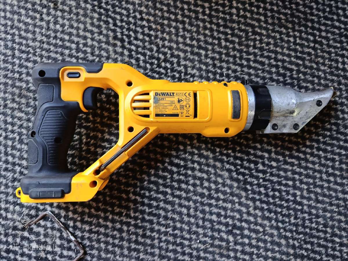 Akum. skardos kirpimo žirklės Dewalt Dcs491 - nuotraukos Nr. 2