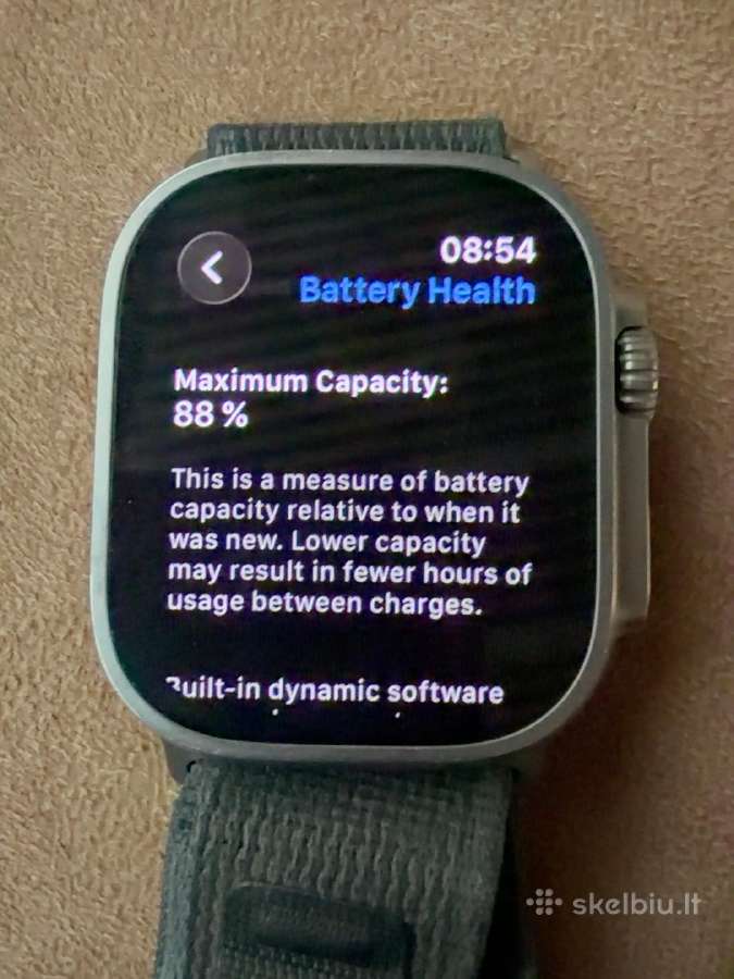 Apple Watch Ultra 2 49mm Titanium GPS + Cellular - nuotraukos Nr. 4