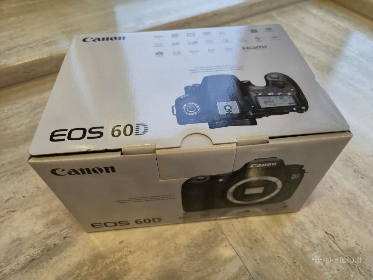Canon EOS 60 D labai mažai naudotas - nuotraukos Nr. 11