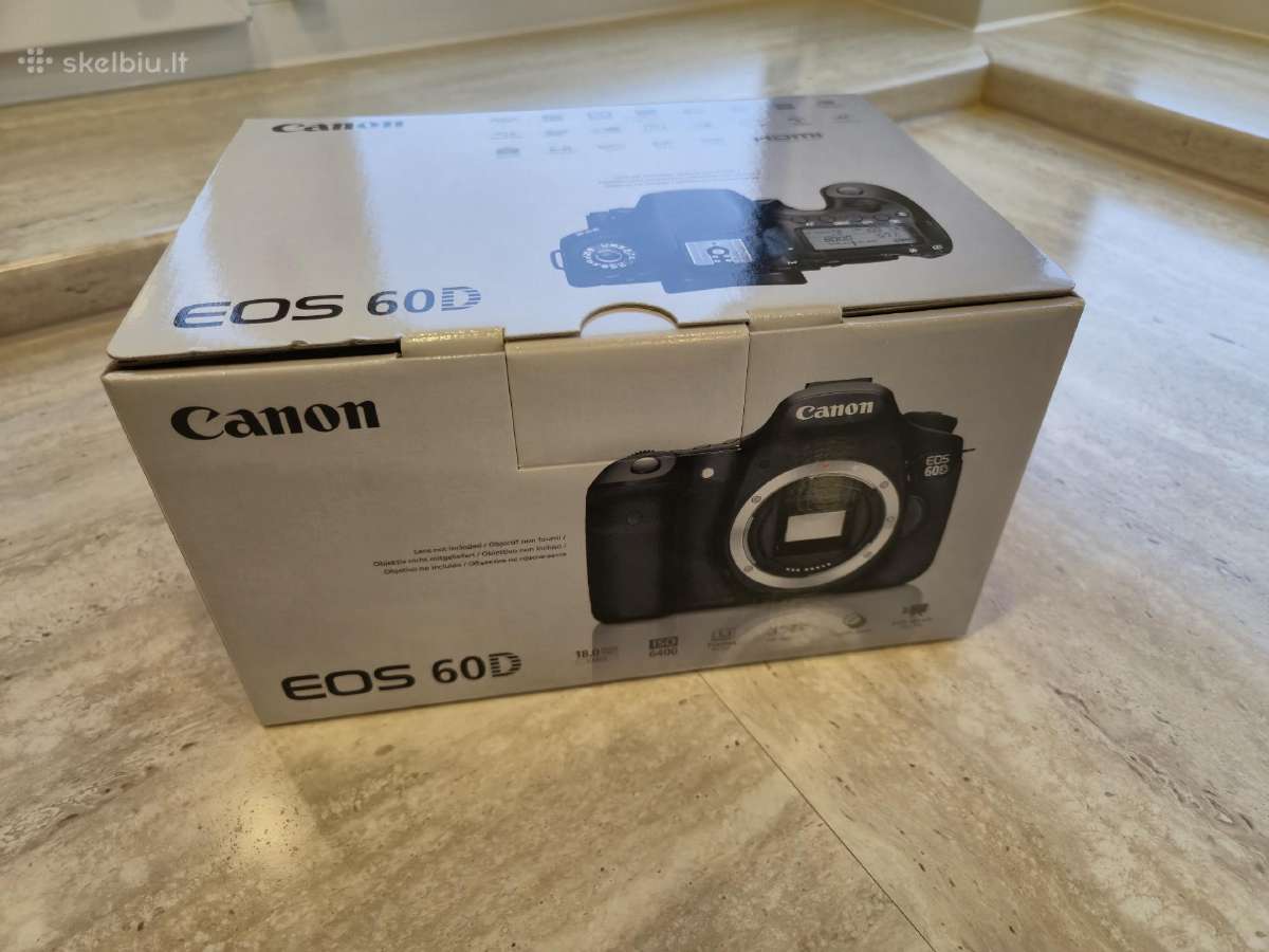 Canon EOS 60 D labai mažai naudotas - nuotraukos Nr. 13