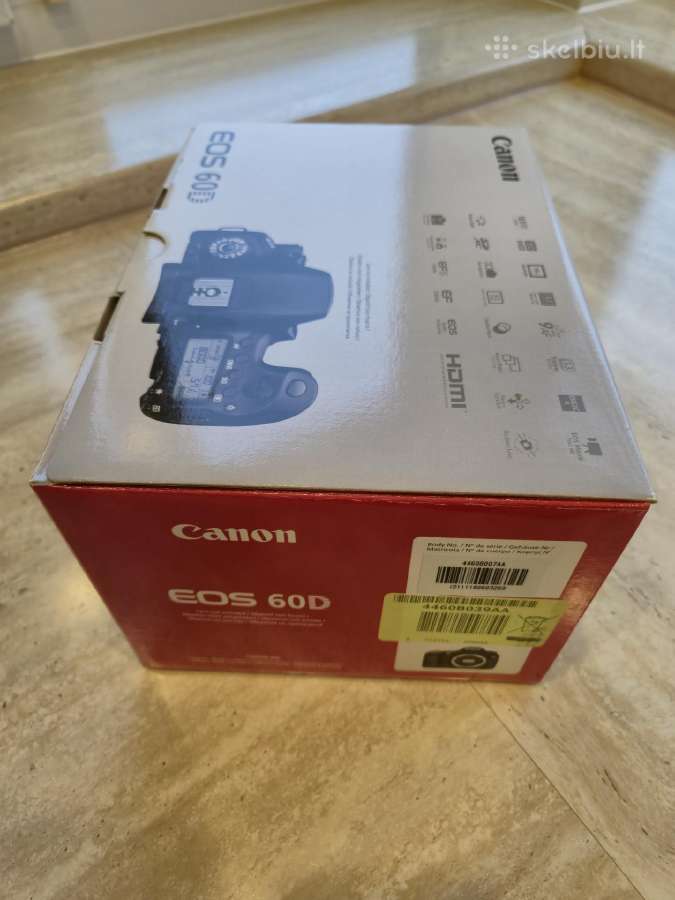 Canon EOS 60 D labai mažai naudotas - nuotraukos Nr. 12