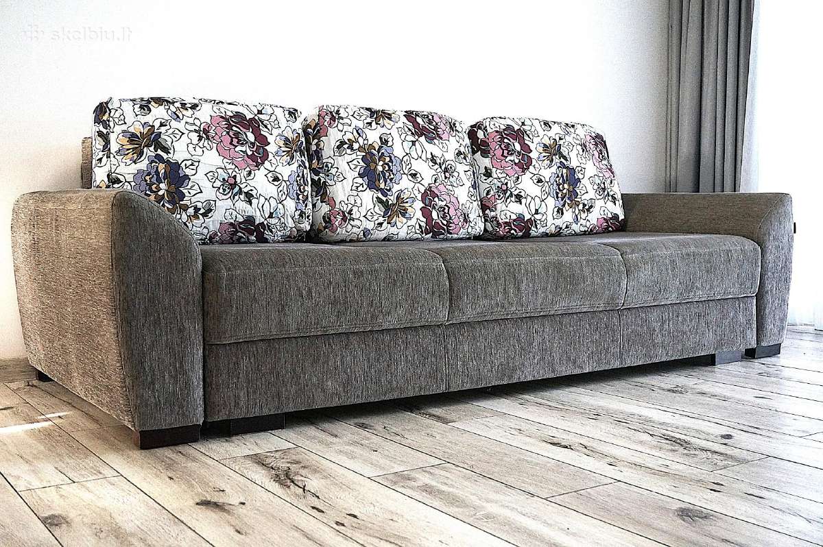 Magres-baldai Plati sofa-lova+galimas Pristatymas - nuotraukos Nr. 3