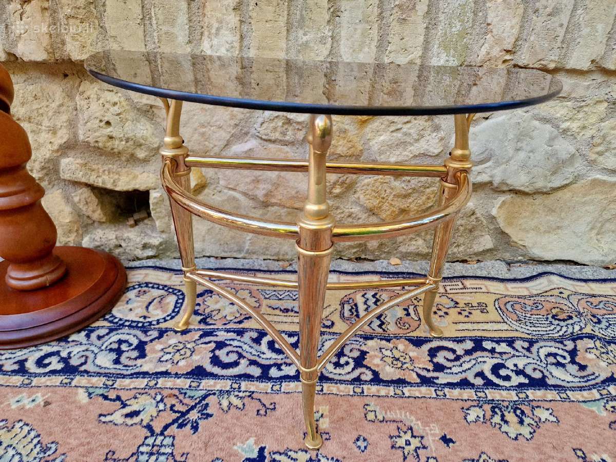 Vintažiniai mid century akrilo/stiklo staliukai - nuotraukos Nr. 37