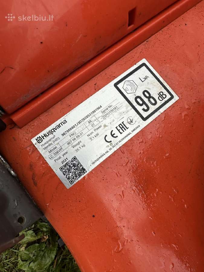 Husqvarna Lc356vp savaeige žoliapjove - nuotraukos Nr. 4