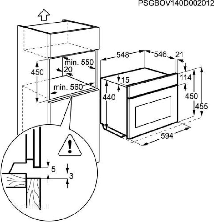 Elektrinė orkaitė Electrolux evy7600aox - nuotraukos Nr. 3