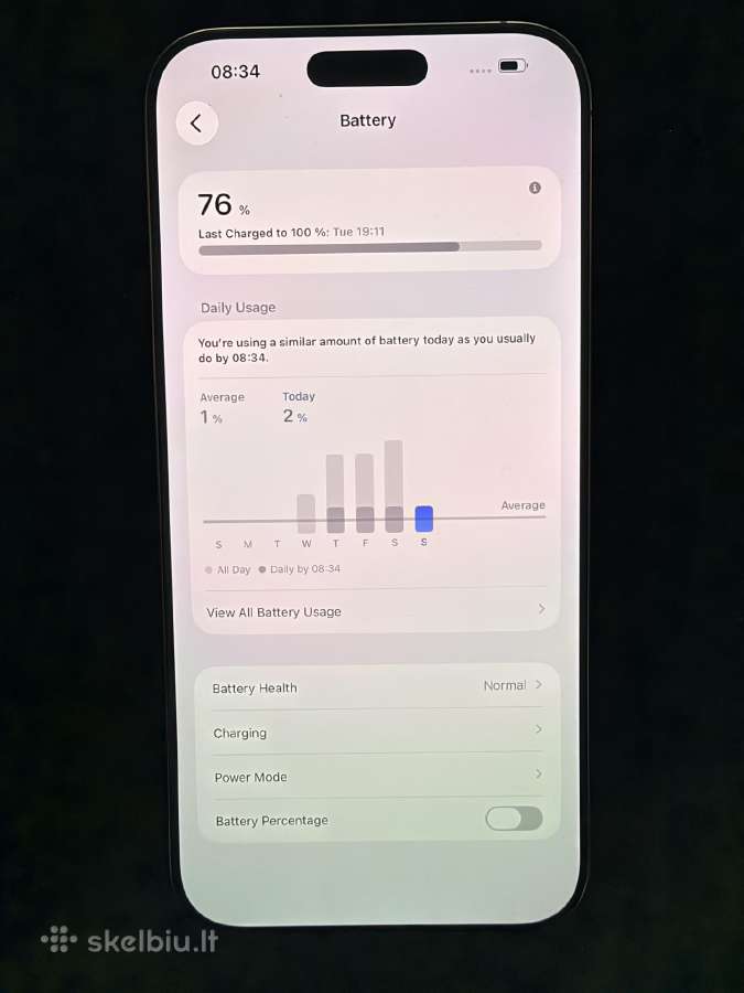 iPhone 16pro Max 256 GB Desert Titanium spalvos - nuotraukos Nr. 5
